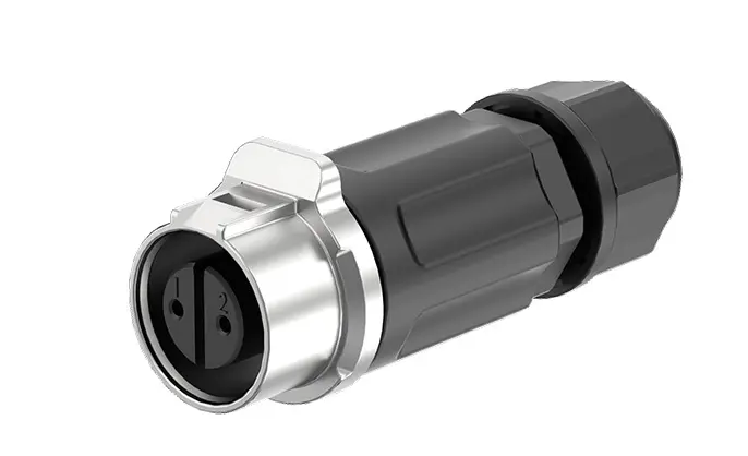 LP12 2 Pin Waterproof Plug and Socket Connector Waterproof Aviation Plug Straight Circular Connector Screw Type