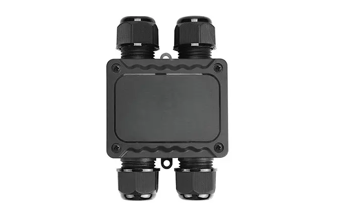 2068L-H 4T Waterproof IP68 External Junction Box Straight Through 4 Way Junction Box