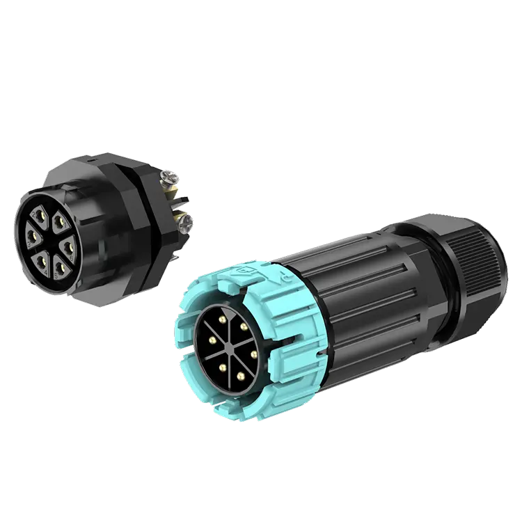 M28MP 6 Pins Standard Circular Connector Male Female Waterproof Connector Rear Panel Cable Connectors Waterproof