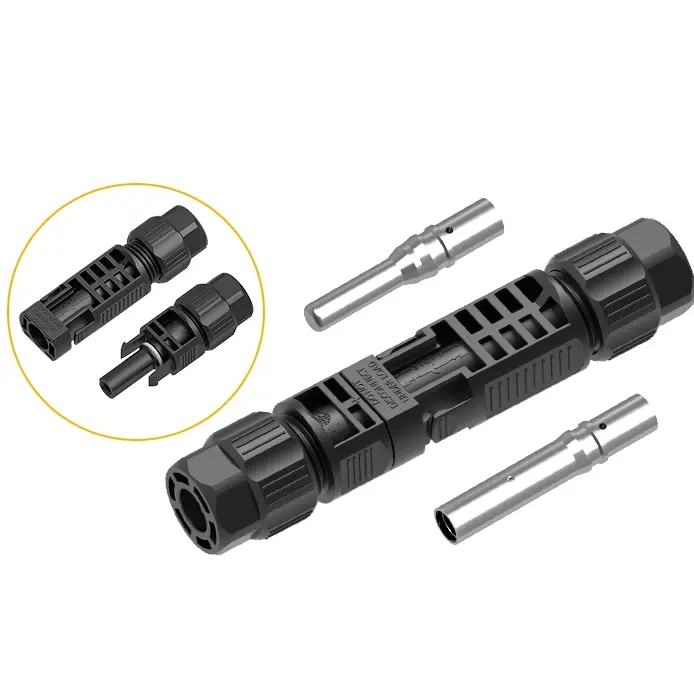 SCJ PV4 Series 65A PV Cable Solar Panel Wire Connectors Manual Unlock Wire to Wire Turning Needle