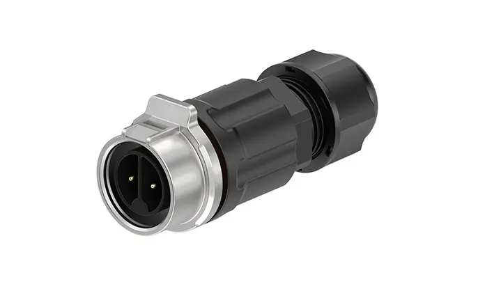 LP16 Waterproof Connector 2 Pin Wire to Wire Circular Connector Aviation Plug 10A Power Plastic+Metal