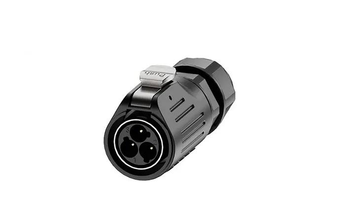 LP24 Panel Electrical Waterproof Connector Waterproof Aviation Plug 3 Pin Solder Type