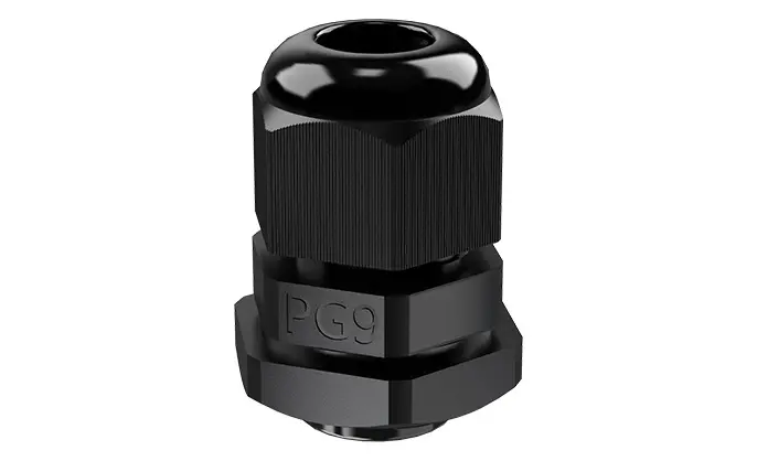 PG9 Cable Gland Waterproof Wire Connectors Plastic