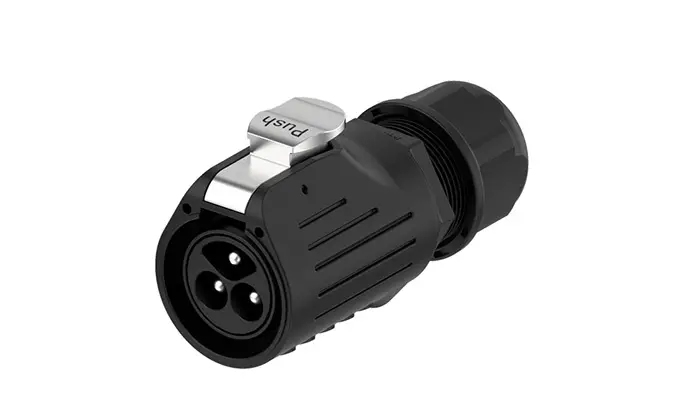 LP28 Waterproof Wire Connectors 3 Pin All Plastic Circular Connector Electrical Screw Connection Aviation Plug