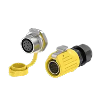 LP20 9Pin Yellow Solder Type Waterproof Connector Waterproof Aviation Plug 5A Power Panel Metal + Plastic