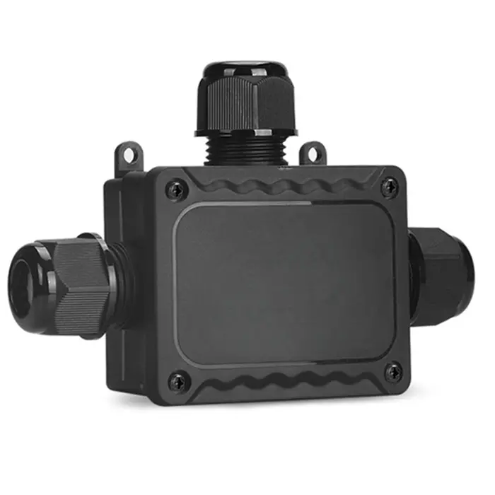 2068L 3T Waterproof Junction Box With Terminal Block Straight Through Waterproof 3 Way IP68 Junction Box