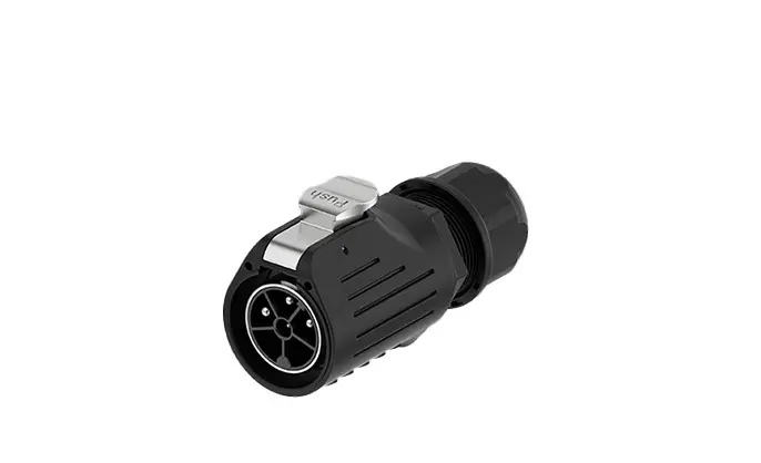 LP28 Waterproof Plug and Socket Connector 3+1 Pin 16A Panel Crimping Type Aviation Plug and Socket
