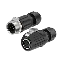 LP16 5A Power 7 Pin Electrical Waterproof Connectors Waterproof Aviation Plug Plastic Circular Connector Solder Type