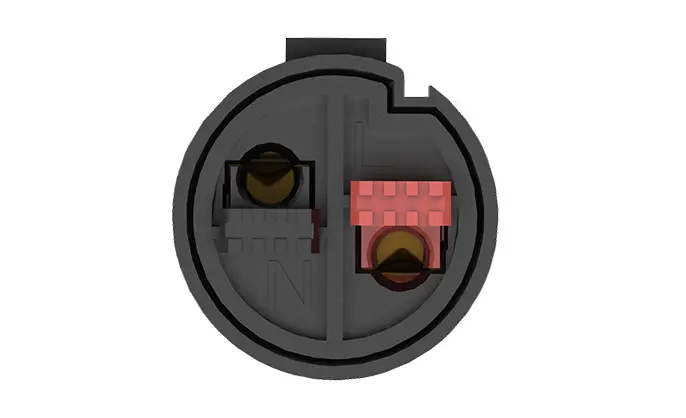 SCJ-B02 2 Pin Outdoor Electrical Cable Screw Type Cable Connector