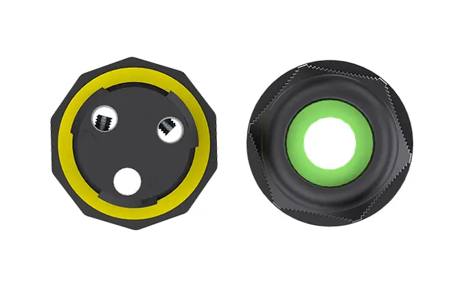 M16 2 Pin Outdoor Electrical Cable Screw Type Cable Connector
