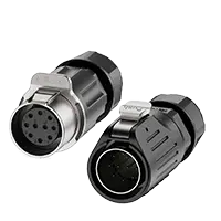 LP24 Outdoor Waterproof Electrical Wire Connector Wire to Wire 10 Pin Aviation Plug Circular Plug Connector Solder Type