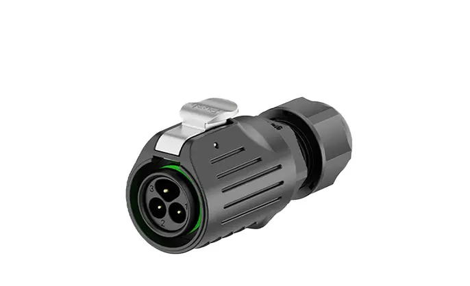 LP16 Outdoor Waterproof Electrical Wire Connector 3 Pin Wire to Wire Circular Connector Aviation Plug Socket 10A Power