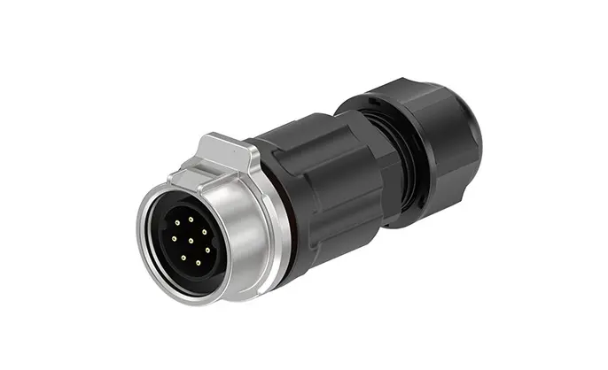 LP16 5A Power Solder Type 8 Pin Waterproof Connector Reverse Mounting Aviation Plug Socket Plastic Circular Connector