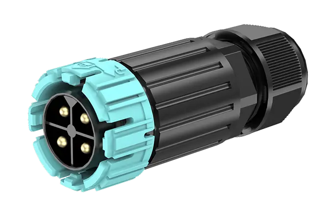 M28MP 4 Pins Circular Connector Electrical Male Female Waterproof Connector Front Panel IP68 Waterproof Cable Connector