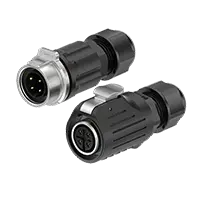 LP16 M16 4 Pin Female Connector Wire to Wire Cylindrical Connectors 10A Reverse Mounting Aviation Plug Plastic+Metal