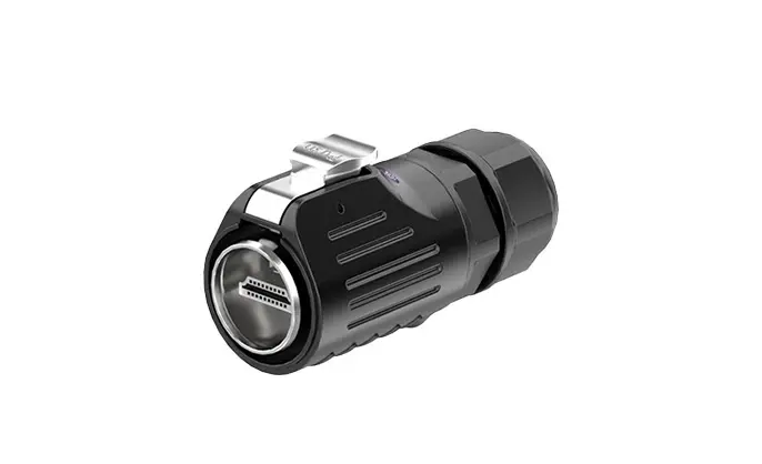 LP24-HDMI Device Waterproof Connector Panel Plug Connector Waterproof Aviation Plug