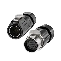 LP24 Outdoor Cable Connector 19 Pin Aviation Plug Circular Connector Electrical Solder Type