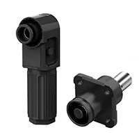 SCJ Crimp Socket Energy Storage Connector for Energy Storage System Black Negative 100A Rotatable Energy Storage Connector