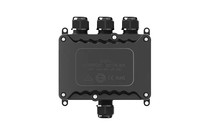 2068XL 4T Junction Box Cable Connector IP68 Straight Through Waterproof Electrical Junction Box