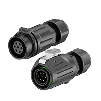LP16 5A Power Solder Type 7 Pin Outdoor Waterproof Wire Connectors Aviation Plug  Plastic Circular Connector