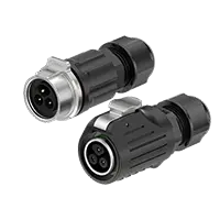 LP16 Plastic+Metal Waterproof Plug Connectors 3 Pin Wire to Wire Circular Connector Aviation Plug Solder Type