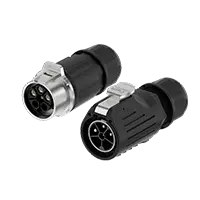 LP28 Electrical Waterproof Connectors 3+1 Pin 16A Circular Connector Electrical Screw Connection Aviation Plug