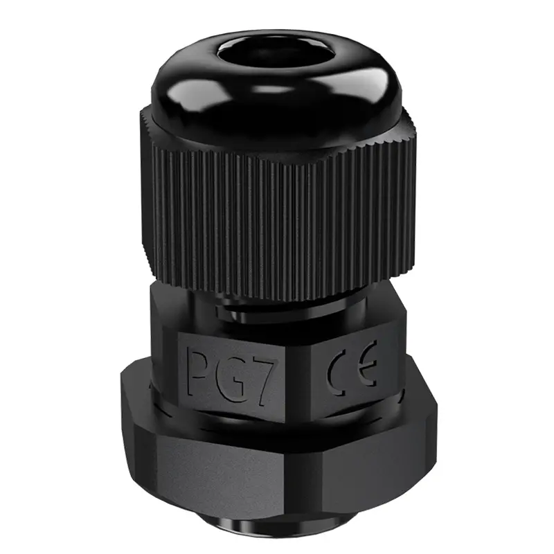 PG7 Cable Gland Waterproof Plug Connectors Plastic