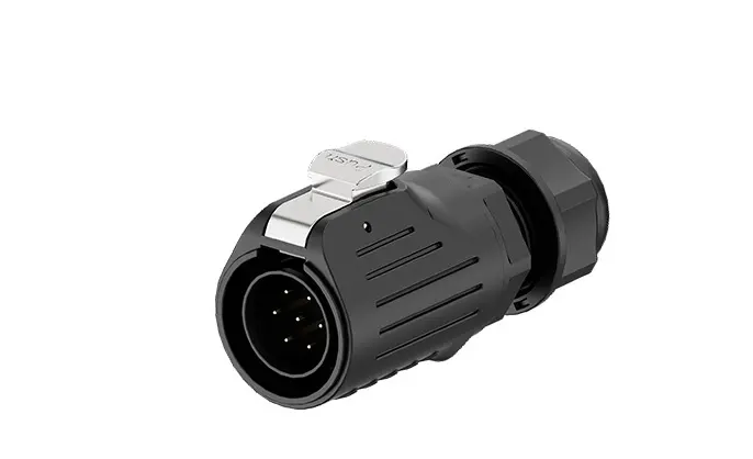 LP20 7 Pin Waterproof Wire Connectors Solder Type 10A Power Panel All Plastic Waterproof Aviation Plug