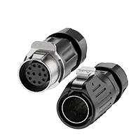 LP24 Industrial Waterproof Connector Wire to Wire 12 Pin Aviation Plug Standard Circular Connector Solder Type