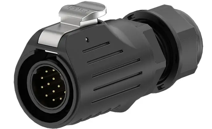 LP20 14Pin Solder Type Waterproof Connector Circular Connector Electrical 5A Power All Plastic