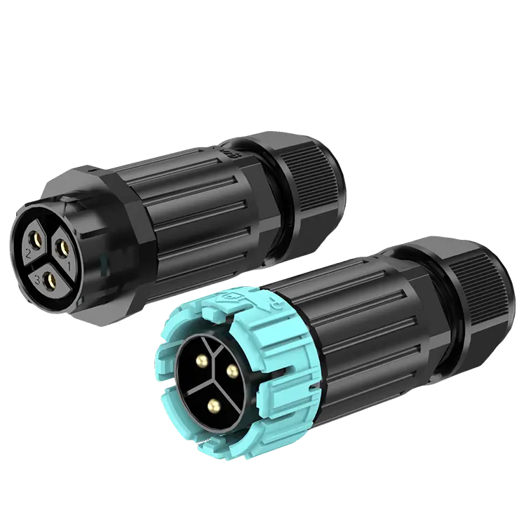 M28MF Circular Connector 3 Pins Male Female Waterproof Connector Wire to Wire IP68 Waterproof Cable Connector