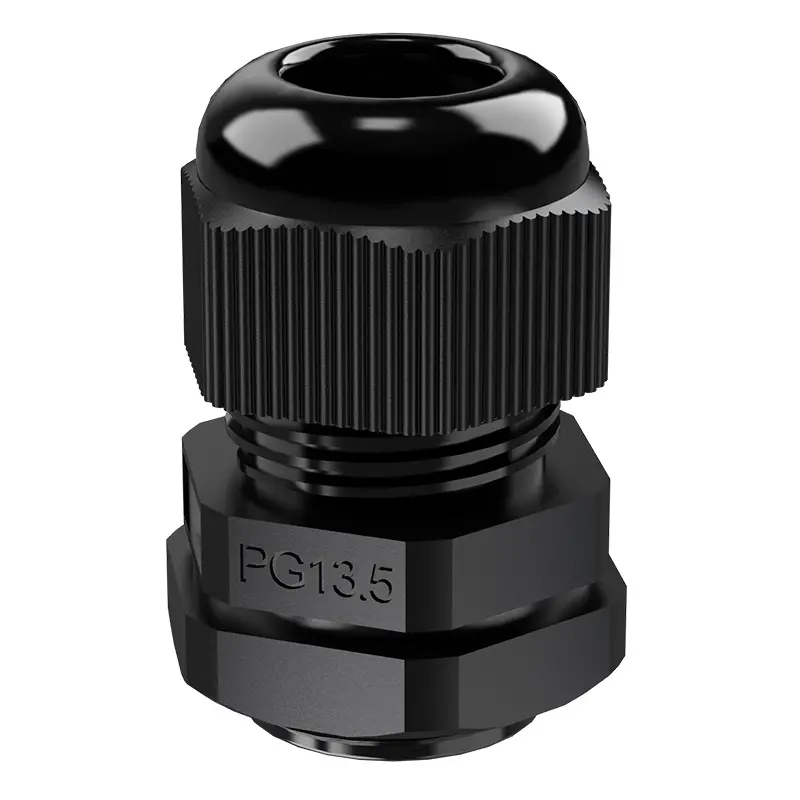 PG13.5 Cable Gland Electrical Waterproof Connectors Plastic