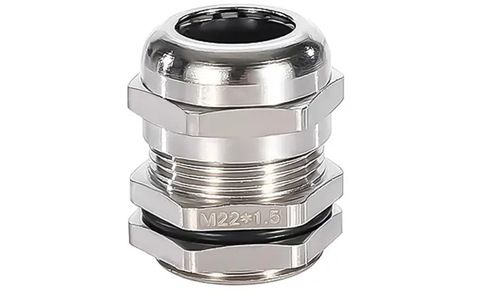 Cable Gland M22 Waterproof Plug Connectors Metal 10-14mm