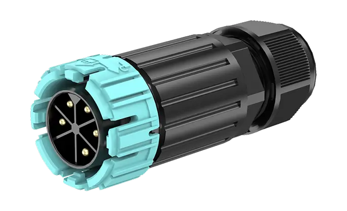M28MP 5 Pins Circular Plug Connector Male Female Waterproof Connector Wire to Wire Waterproof Outdoor Cable Connector