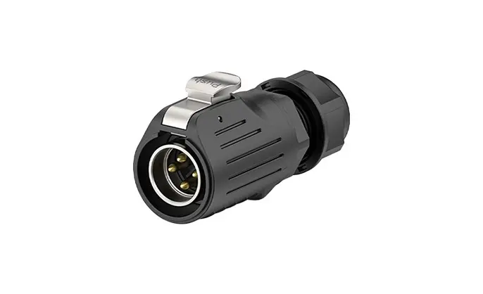 LP20 4Pin Solder Type Waterproof Connector Wire to Wire Circular Connector 20A Power Metal + Plastic