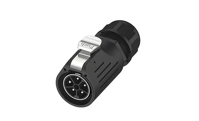 LP28 Waterproof Connector 5+1 Pin 32A Screw Connection Circular Power Connector Types Aviation Plug and Socket