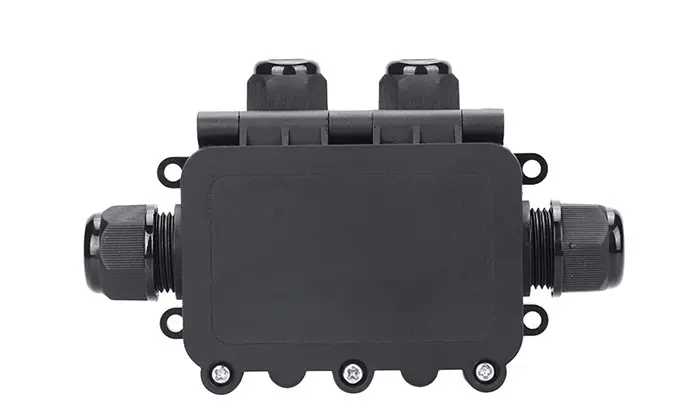 2068-4TA Straight Through 4-Way Junction Box Waterproof IP68 Junction Box Outdoor Waterproof Electrical Box