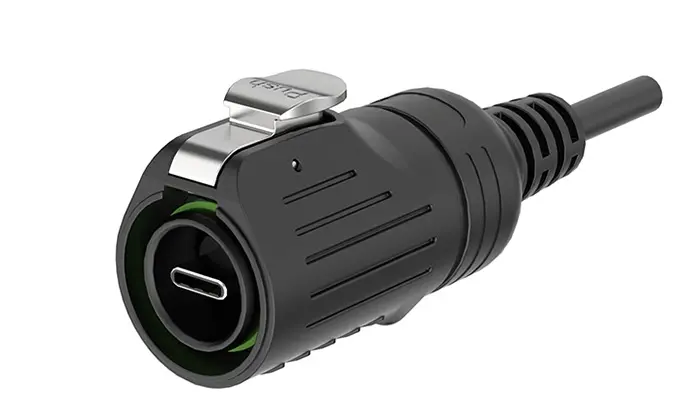 LP16-TYPE-C Device Panel Waterproof Connector 5.0Gb/s Waterproof Aviation Plug All Plastic