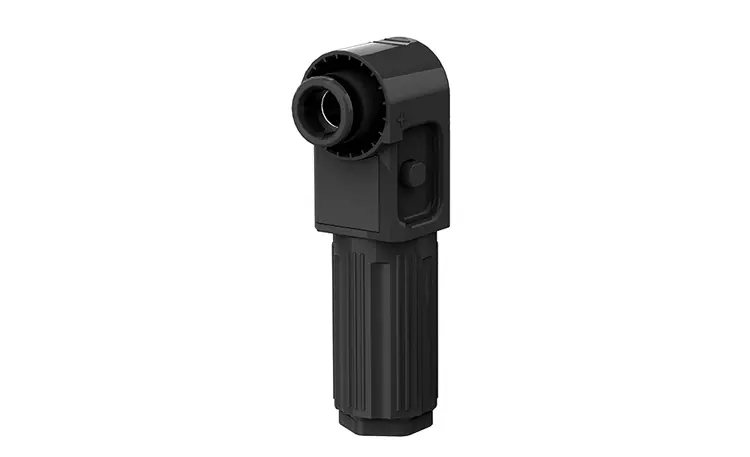 SCJ Stud Type Energy Storage Plug Connectors Socket Black Negative IP67 Waterproof 120A Rotatable Energy Storage Connector
