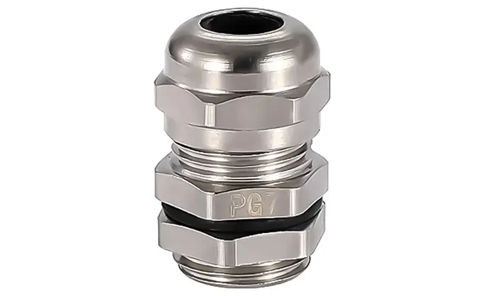 PG7 Cable Gland Electrical Waterproof Connectors Metal 3-6.5mm IP68