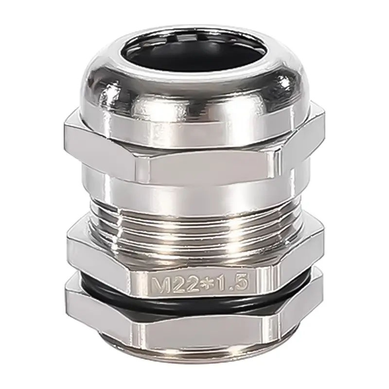 Cable Gland M22 Waterproof Plug Connectors Metal 10-14mm