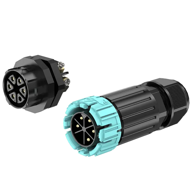 M28MP 5 Pins Circular Power Connector Types Male Female Waterproof Connector Rear Panel Cable Connector IP68 Waterproof