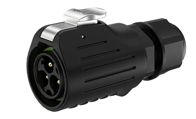 LP16 Waterproof Plug and Socket Connector 3 Pin Wire to Wire Circular Plastic Wire Connector Aviation Plug 10A Power Crimping Type