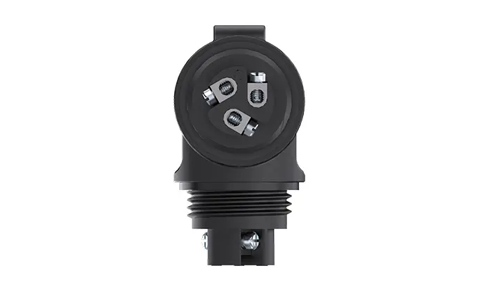 M20T-YB IP68 Waterproof 3 Way T Shape Connector 3 Pin Screw Type Outdoor Electrical Cable Connectors