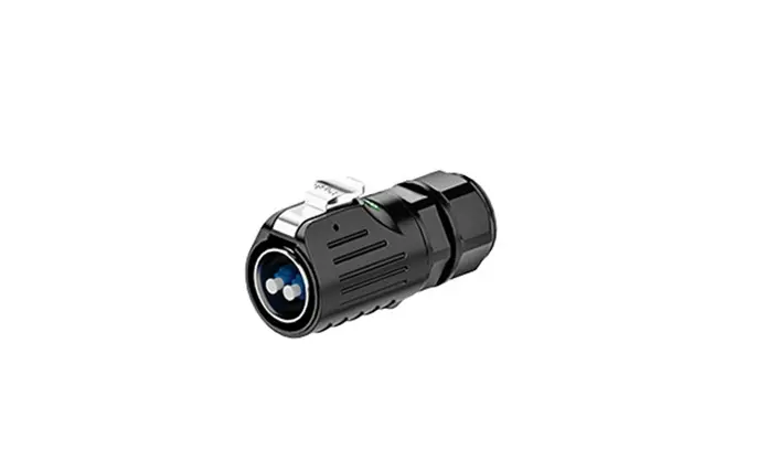 LP24 Fiber Optic Waterproof Connector Panel Metal Waterproof Aviation Plug Connector Solder Type