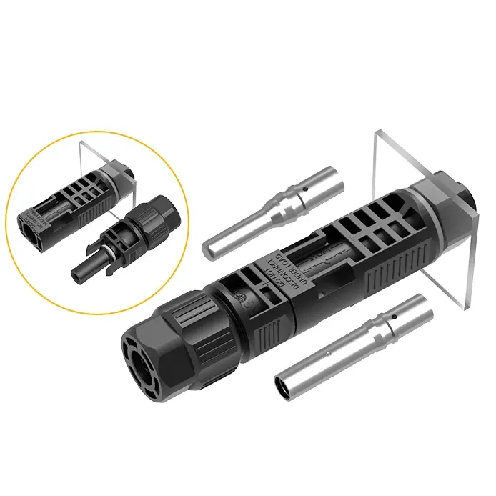 SCJ PV4 Series 25A MC4 Solar Connectors Male & Female Connector Wire to Board Tool Unlock