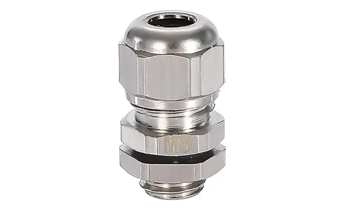 M8 Cable Gland Circular Connector Electrical Metal 2-4mm