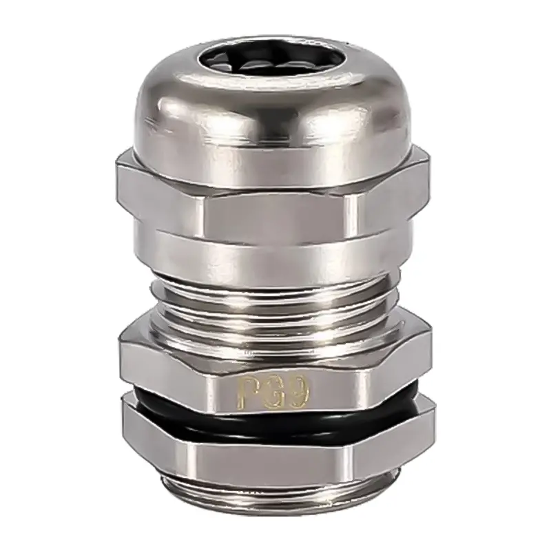 PG9 Cable Gland Industrial Waterproof Connector Nylon Metal 4-8mm