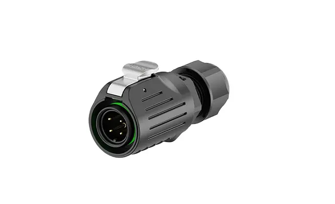 LP16 4 Pin Panel Mount Waterproof Connector 10A Power Aviation Waterproof Connector All Plastic