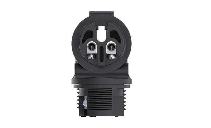 M20T-BB 2 Pin Three Way T Type Outdoor Waterproof Cable Connector Screw Type Cable Connector IP68 Waterproof